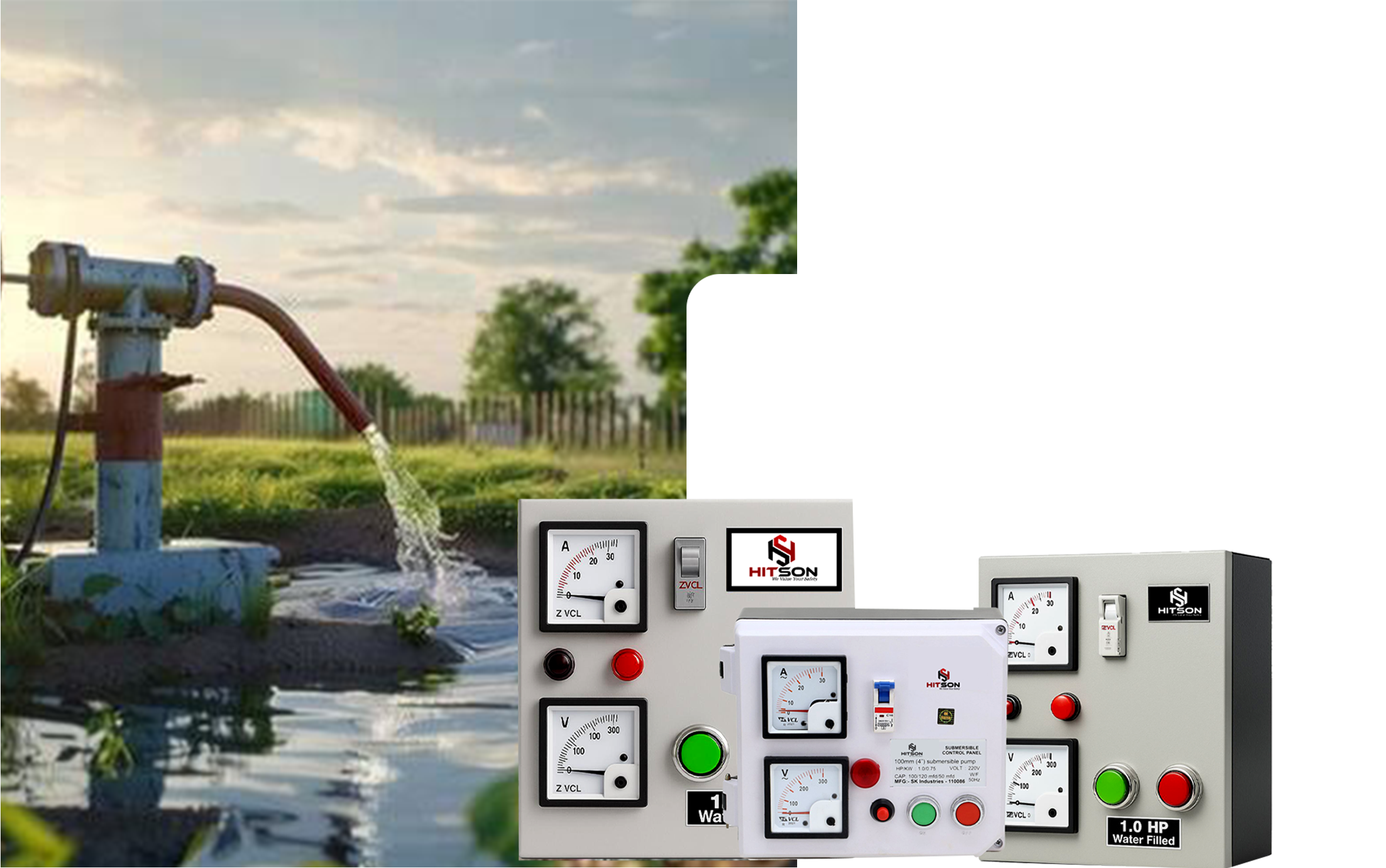 WATER FILLED AUTOCUT ANALOG PANEL